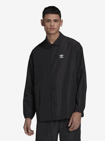 adidas Originals Fekete adidas Originals Coach Jacket Férfi könnyű ingkabát