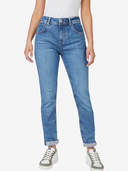 Pepe Jeans Kék női Mom Fit farmer Pepe Jeans Violet