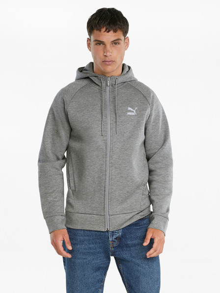 Puma Puma férfi szürke kapucnis pulóver