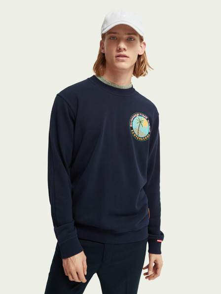 Scotch & Soda Sötétkék Scotch & Soda férfi melegítőfelső
