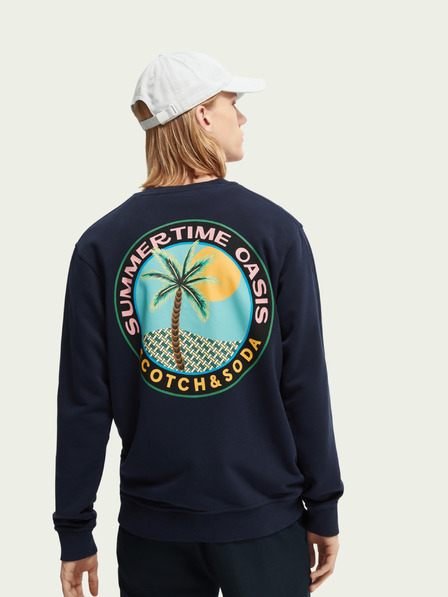 Scotch & Soda Sötétkék Scotch & Soda férfi melegítőfelső