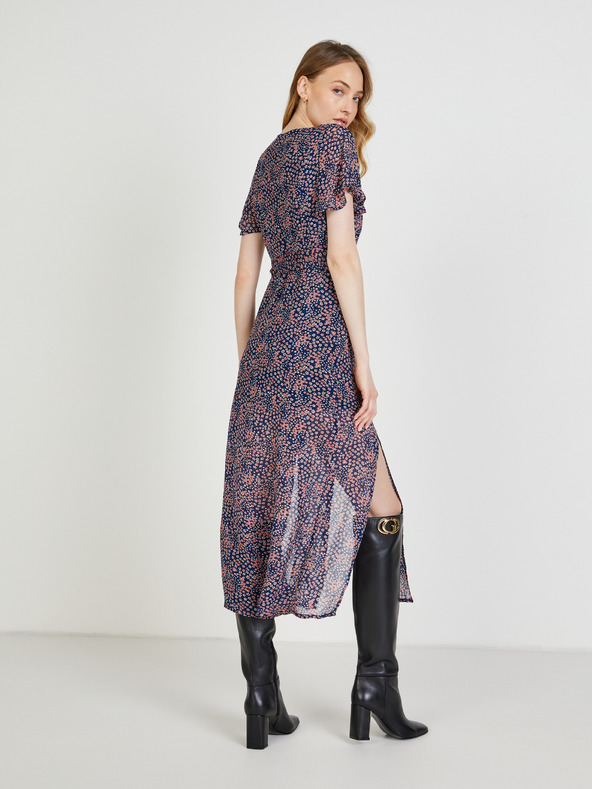 Pepe Jeans Sötétkék női mintás póló középen hasított Pepe Jeans Marilyn Marilyn