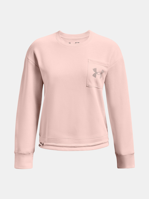 Under Armour Női felső Under Armour Rival Fleece Mesh Crew