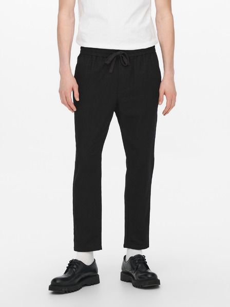 ONLY & SONS Fekete nadrág ONLY & SONS Linus