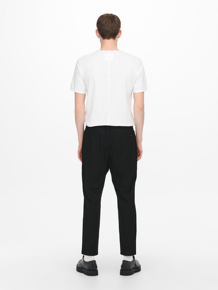 ONLY & SONS Fekete nadrág ONLY & SONS Linus