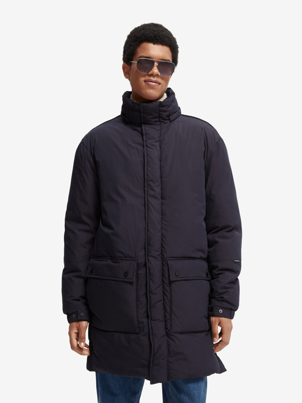Scotch & Soda Sötétkék férfi télikabát Scotch & Soda