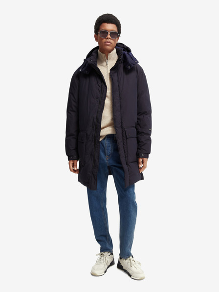 Scotch & Soda Sötétkék férfi télikabát Scotch & Soda