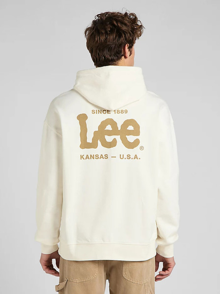 Lee Lee Cream férfi kapucnis pulóver
