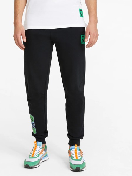 Puma Fekete férfi melegítőnadrág Puma x MINECRAFT