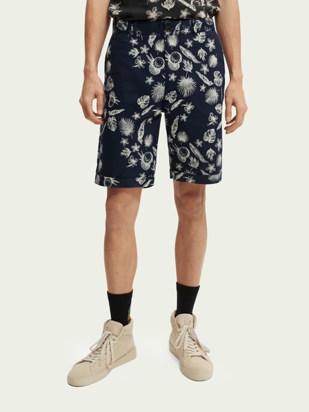 Scotch & Soda Sötétkék férfi mintás rövidnadrág Scotch & Soda
