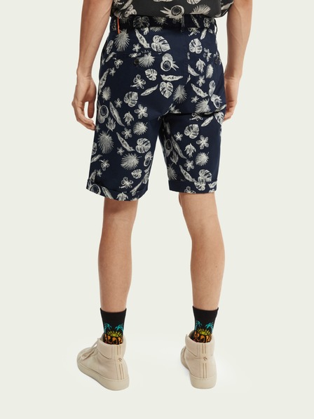 Scotch & Soda Sötétkék férfi mintás rövidnadrág Scotch & Soda