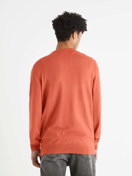 Celio Férfi narancssárga pulóver Celio Befirst