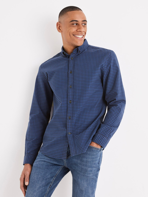 Celio Kék férfi kockás ing Celio