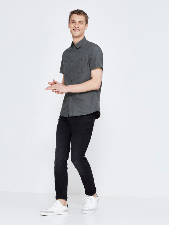 Celio Szürke férfi ing Celio Garbis