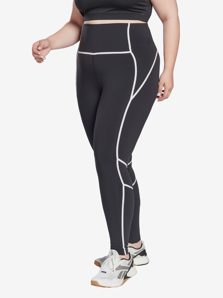 Reebok Reebok Lux fehér és fekete női sport leggings
