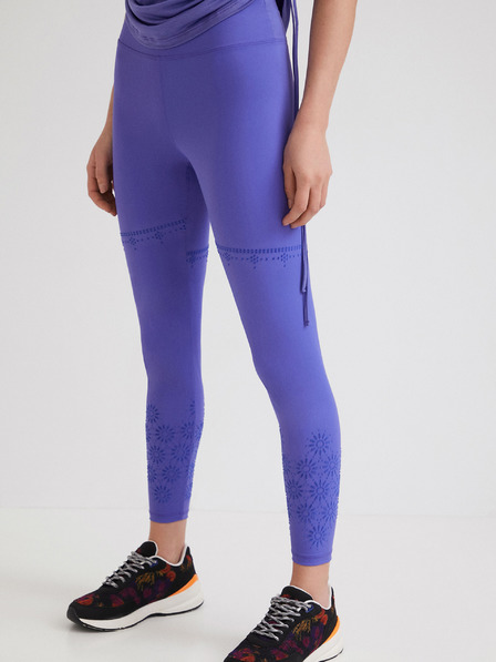 Desigual Lila női Desigual Vela sportos leggings