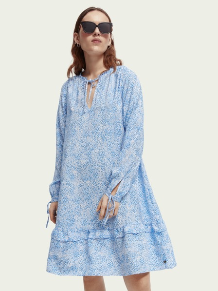 Scotch & Soda Scotch & Soda kék női mintás ruha