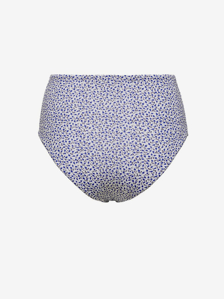 ONLY Fehér és kék virágos bikinialsó ONLY Ella