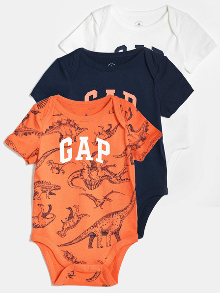 GAP Baby body GAP logóval, 3 db