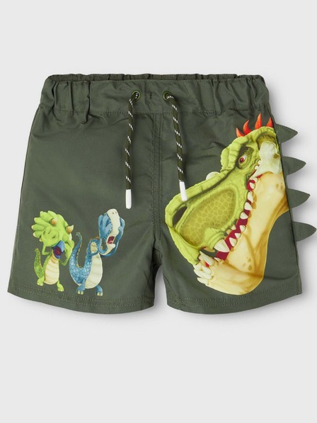 name it Zöld fiú mintás fürdőruha Gigantosaurus névre keresztelve