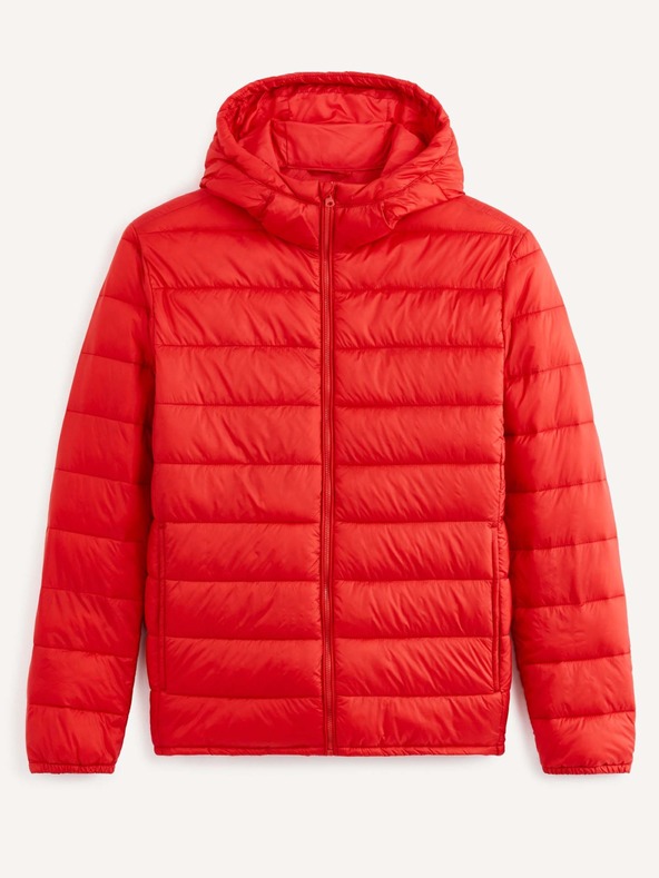 Celio Piros férfi könnyű steppelt dzseki Celio Vububble