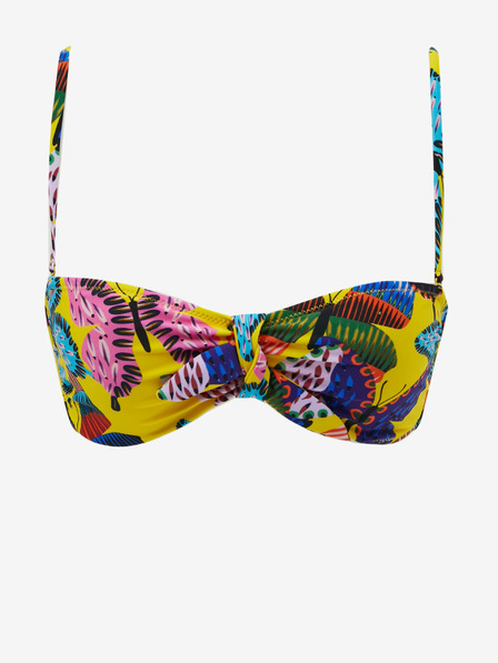 Desigual Sárga mintás női fürdőruha felső Desigual Alana II