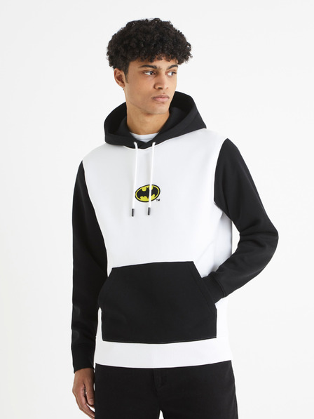 Celio Fekete-fehér férfi Celio Batman melegítő pulóver