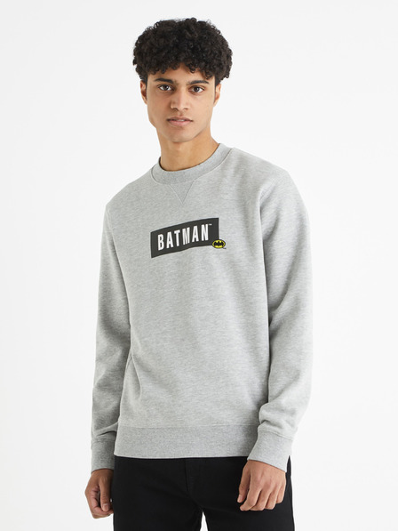 Celio Szürke férfi Celio Batman pulóver