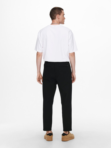 ONLY & SONS Fekete chino rövidnadrág ONLY & SONS Dew Dew