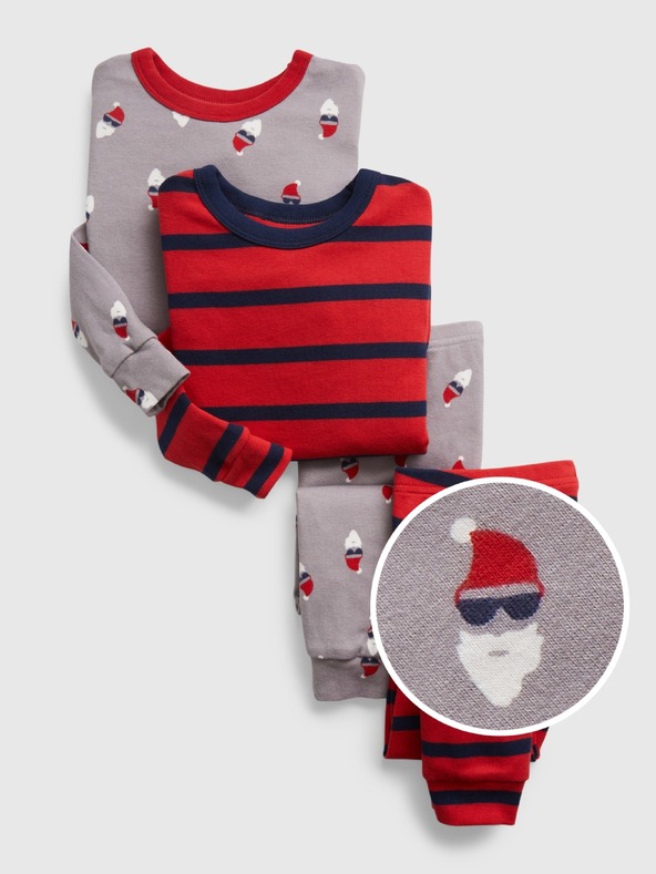GAP Dětské pyžamo Santa, 2 ks GAP