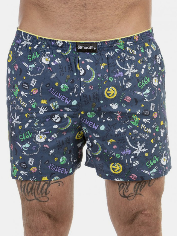 Meatfly Agostino Bő szárú boxeralsó 2 db