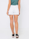 CAMAIEU Fehér, magas derekú rövidnadrág CAMAIEU