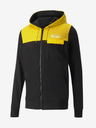 Puma Sárga és fekete férfi sportos kapucnis pulóver Puma
