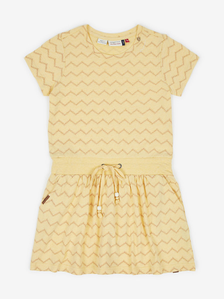 Ragwear Sárga lányoknak mintás ruha Ragwear Magy