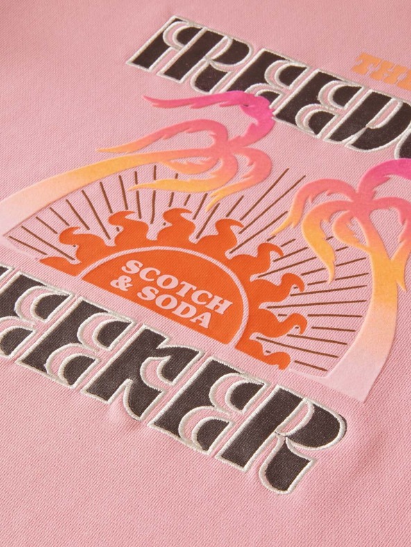 Scotch & Soda Rózsaszín női Scotch & Soda melegítőfelső