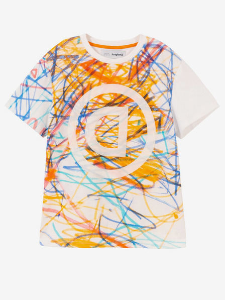 Desigual Desigual TS Liam fehér mintás lány póló