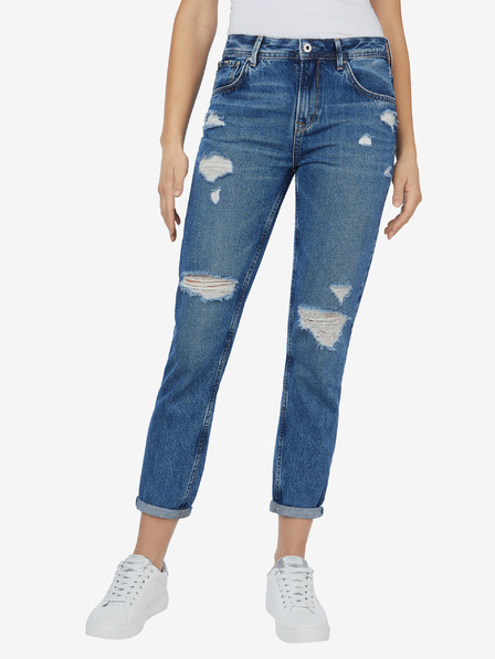 Pepe Jeans Kék Női Ripped Slim Fit farmer Pepe Jeans Violet