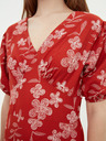 Trendyol Tégla női virágos rövid ruha Trendyol