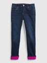 GAP Dětské zateplené džíny skinny GAP