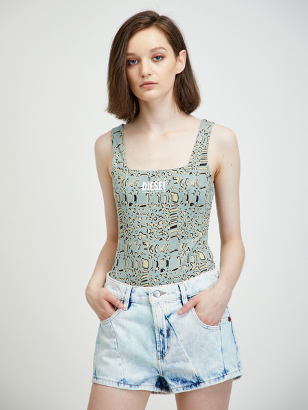 Diesel Zöld mintás bodysuit Diesel Bodisa