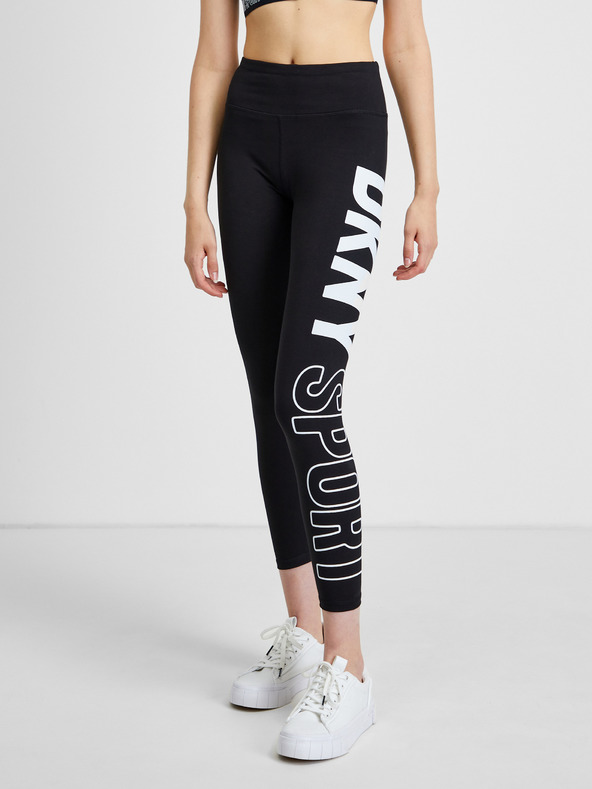 DKNY Fekete női sport leggings DKNY női sport leggings