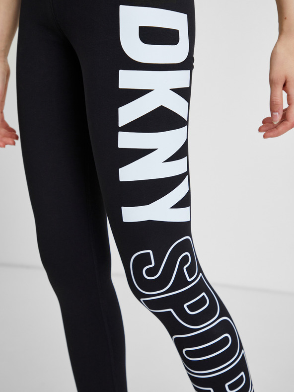 DKNY Fekete női sport leggings DKNY női sport leggings