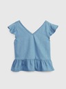 GAP Gyerek pamut peplum top GAP