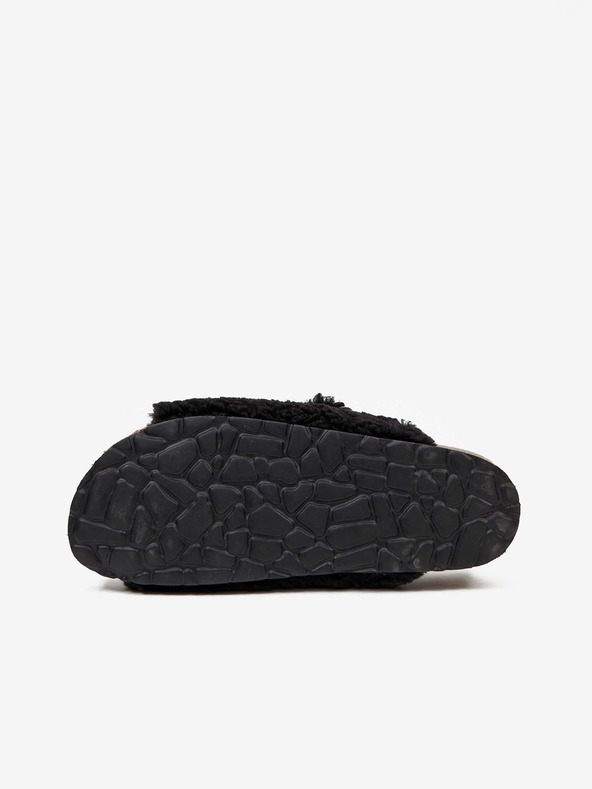 Replay Fekete női műszőrme papucs Replay