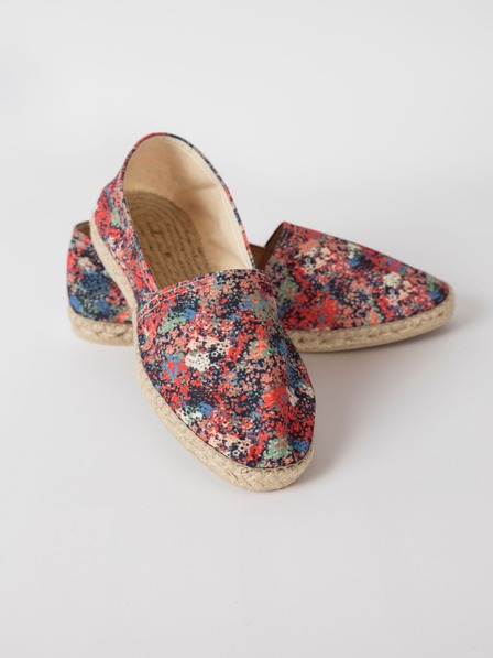 SKFK Kék és piros mintás espadrilles SKFK Udan