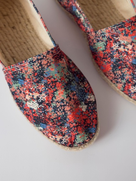 SKFK Kék és piros mintás espadrilles SKFK Udan