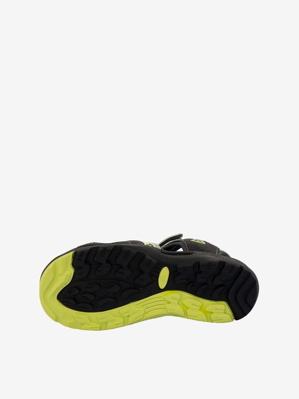 ALPINE PRO Sárga és szürke gyermek szandál ALPINE PRO WHITE