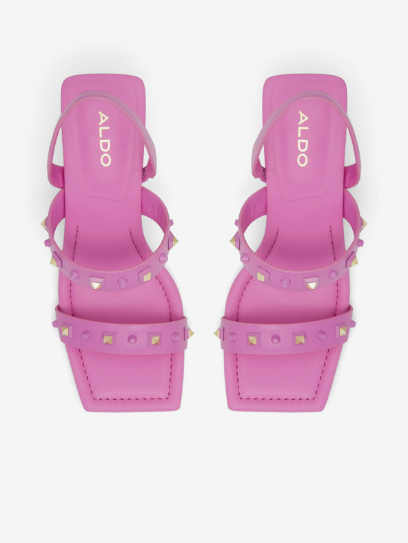 Aldo Sötét rózsaszín női sarokszandál ALDO Louella