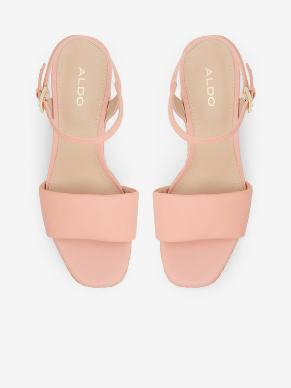 Aldo Sárgabarack színű női bőr ékszandál ALDO Jeigh