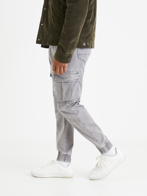 Celio Világosszürke férfi nadrág Celio